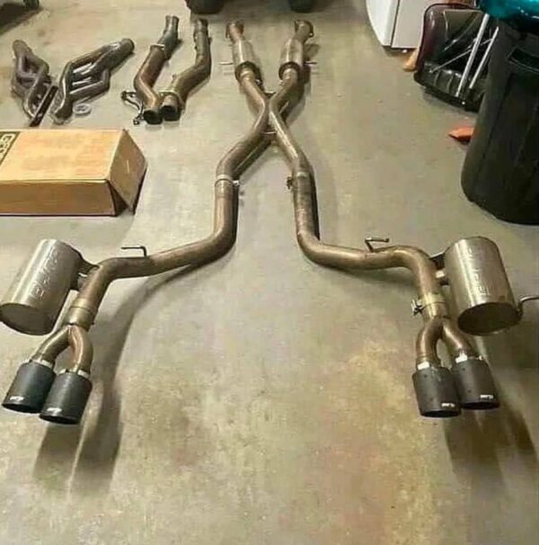 Borla Atak SRT8 exhaust system and long tube headers